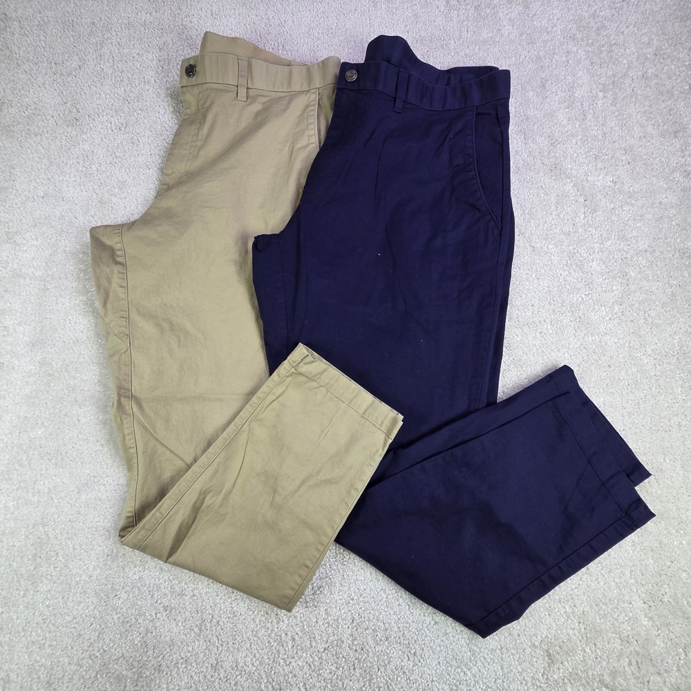 FABLETICS‎ The High Side Chino LOT (2) Slim Fit Men's 38x31